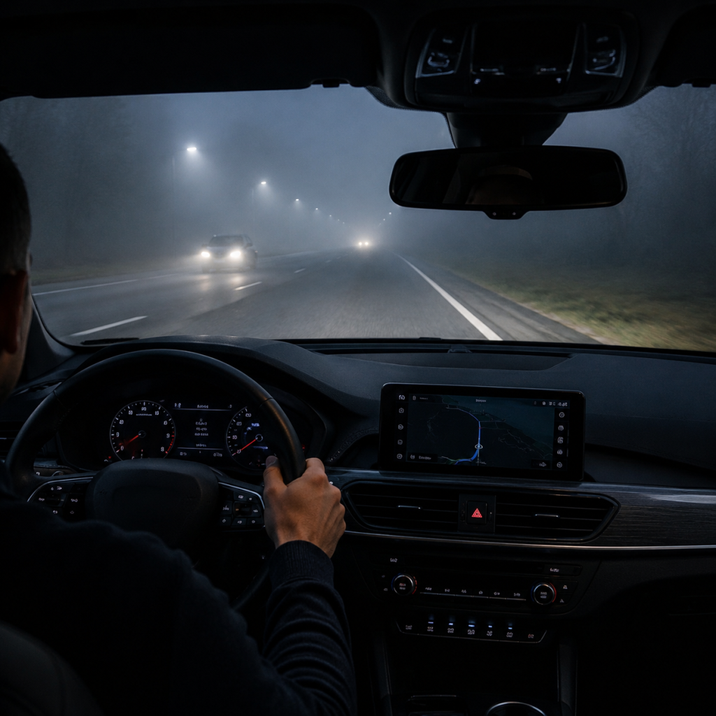 Illustration of Do Car Night Vision Systems Work in Fog?