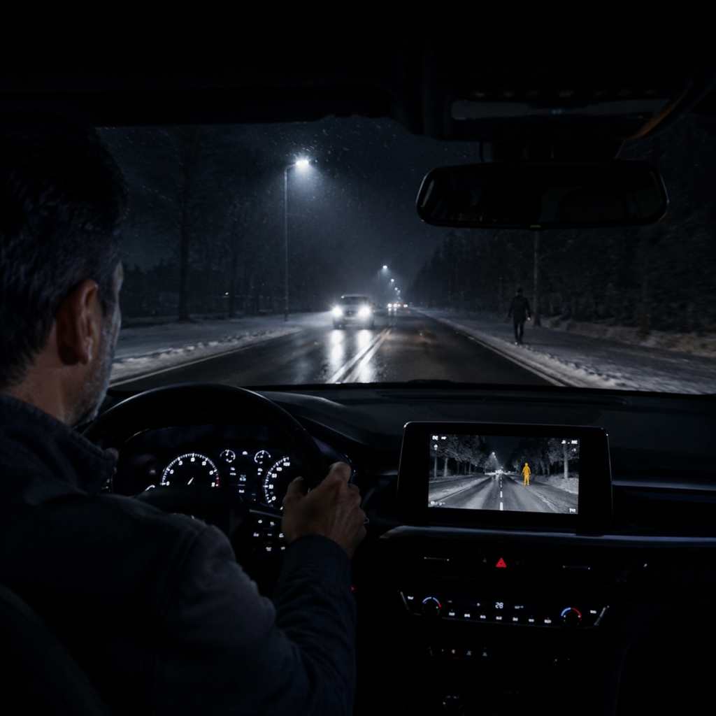 thermal night vision technology illustration for Why Night Driving Needs Thermal Night Vision Tech