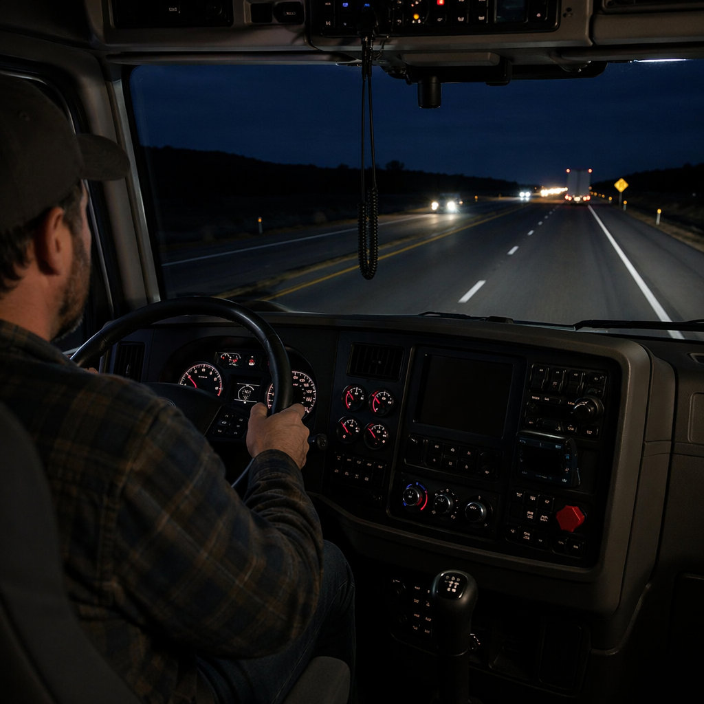 thermal cameras for trucks illustration for Why Long-Haul Truck Drivers Need Thermal Cameras
