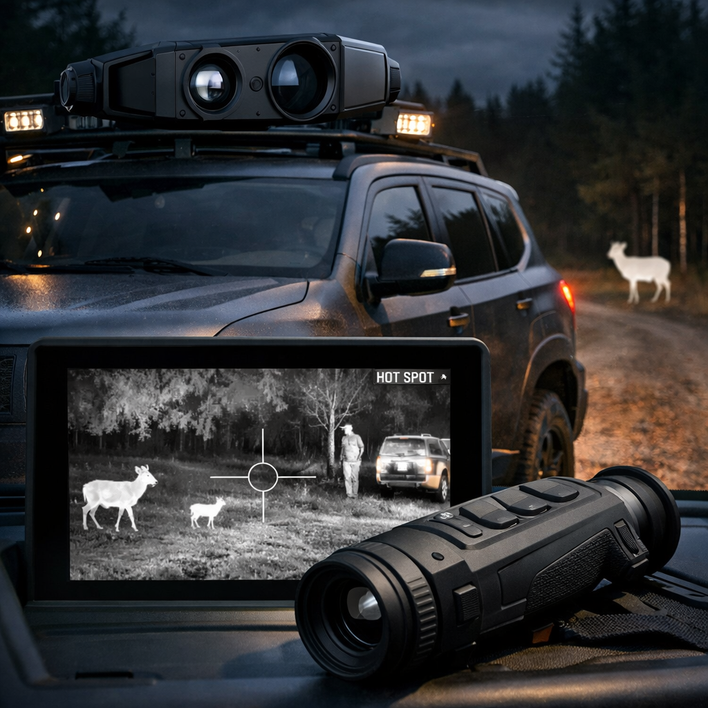 Illustration of Aftermarket Thermal Night Vision: Best Must-Have Vehicle Upgrade