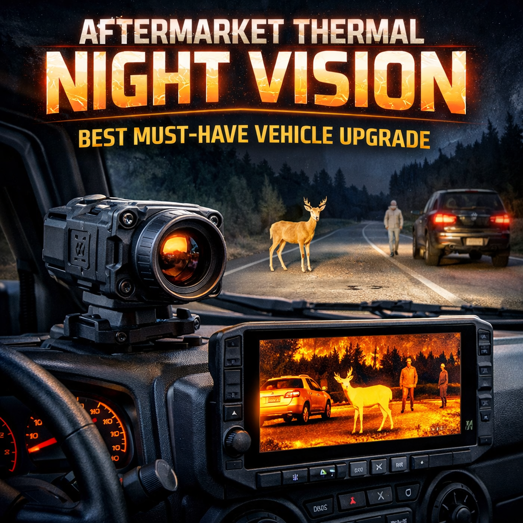 Illustration of Aftermarket Thermal Night Vision: Best Must-Have Vehicle Upgrade