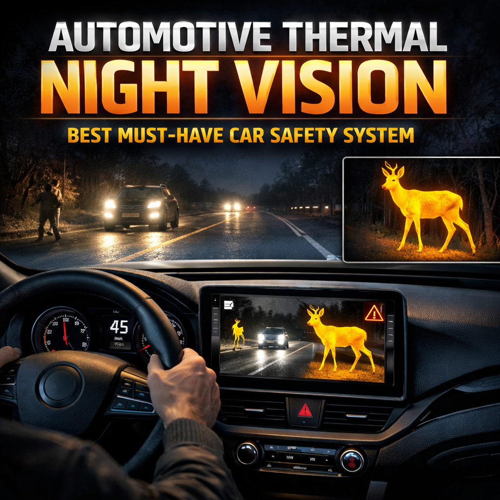 Illustration of Automotive Thermal Night Vision: Best Must-Have Car Safety System