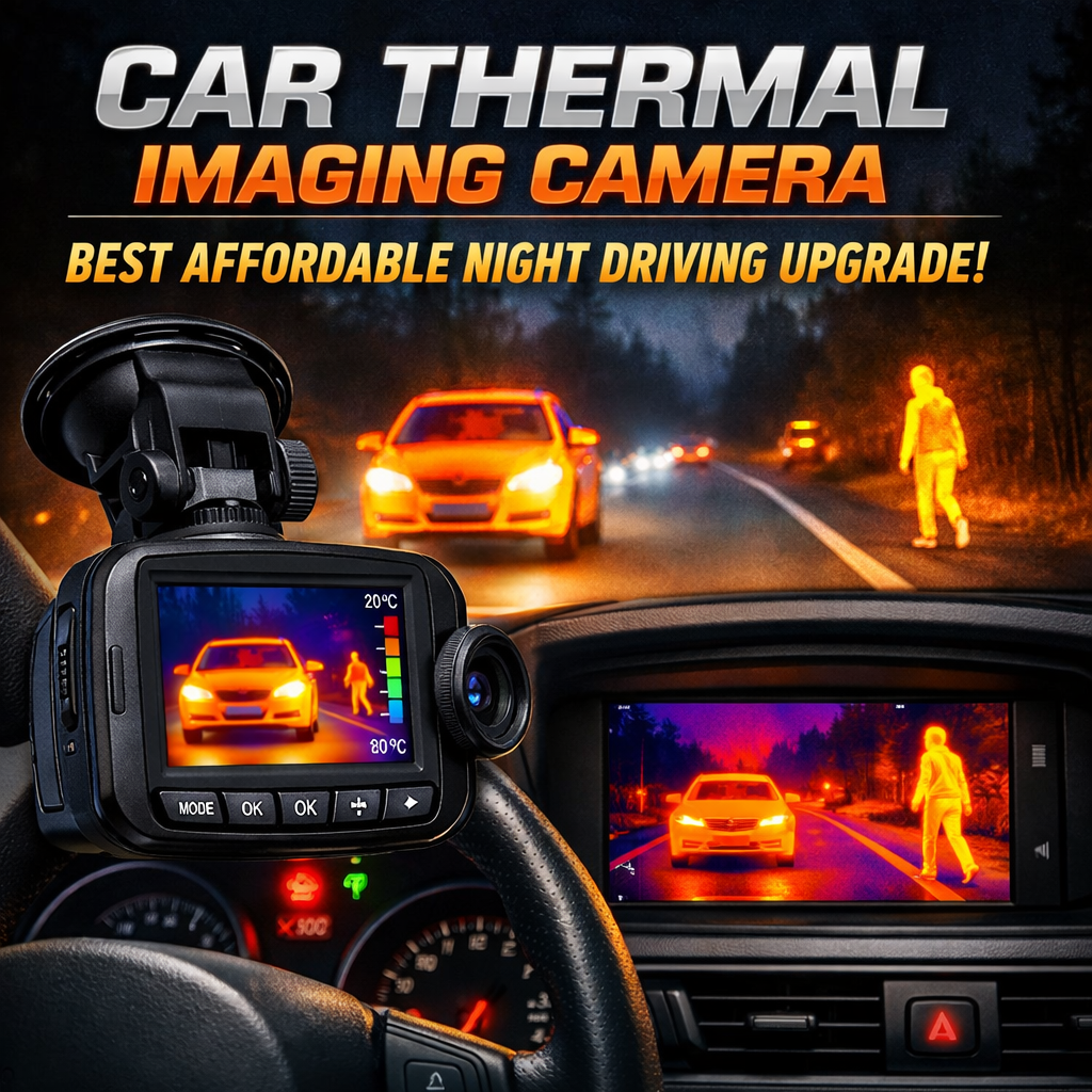 Illustration of Car Thermal Imaging Camera: Best Affordable Night Driving Upgrade