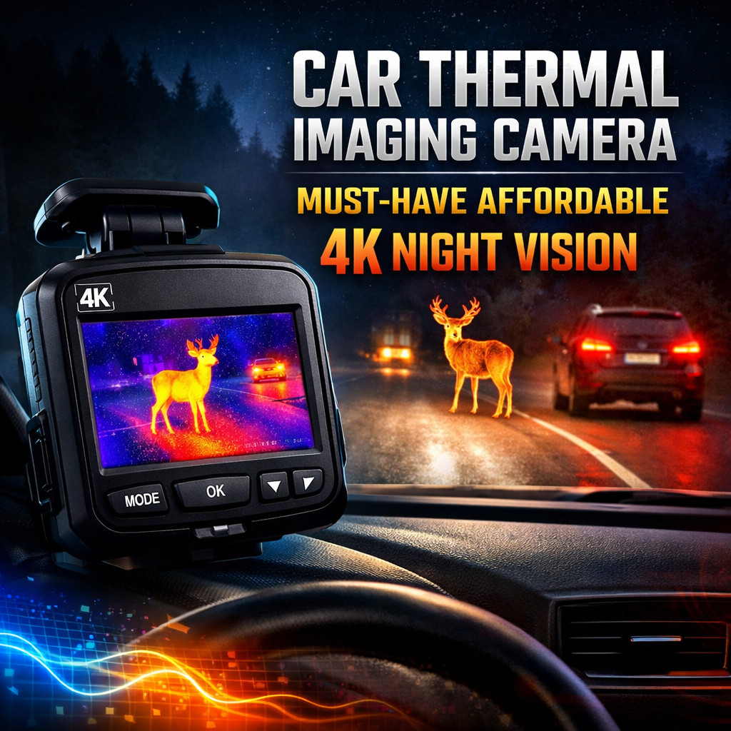 Illustration of Car Thermal Imaging Camera: Must-Have Affordable 4K Night Vision