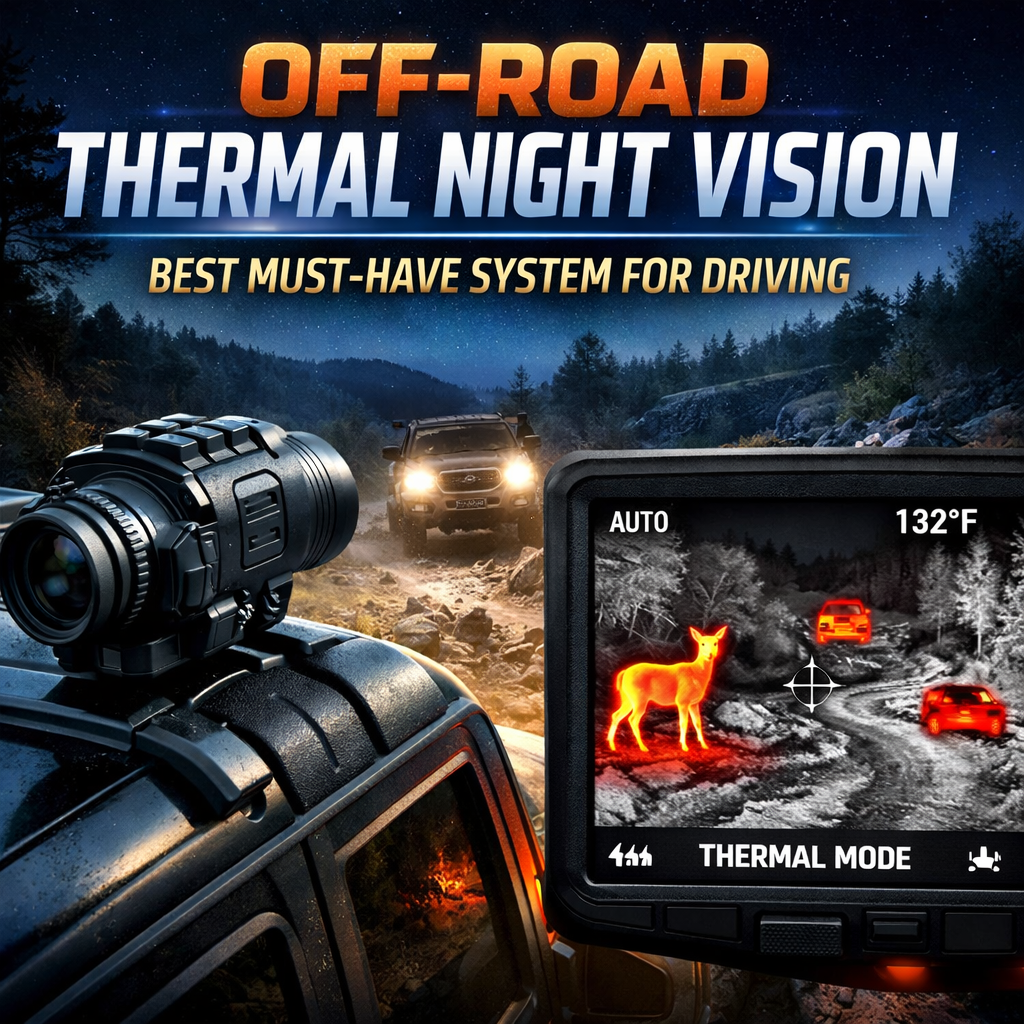 Illustration of Off-Road Thermal Night Vision: Best Must-Have System for Driving