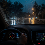 Illustration of Do Car Night Vision Systems Work in Rain?