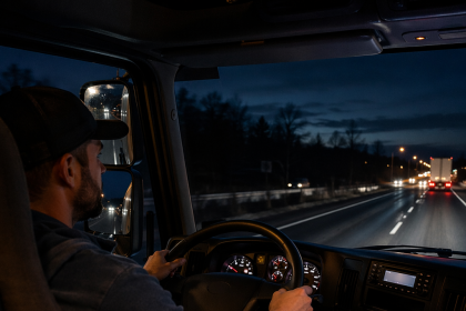 thermal cameras for trucks illustration for Why Long-Haul Truck Drivers Need Thermal Cameras